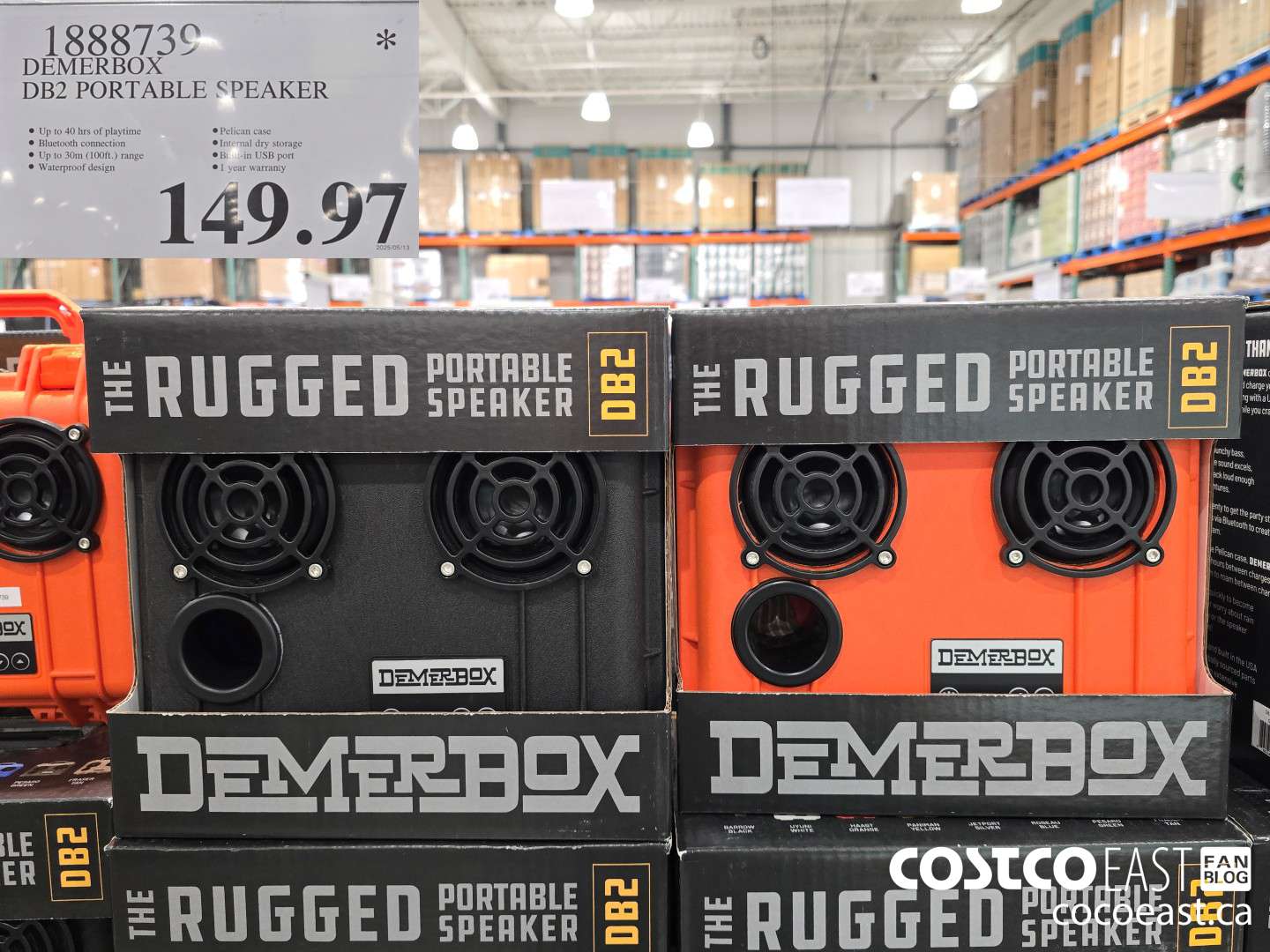 1888739 DEMERBOX DB2 PORTABLE SPEAKER $149.97