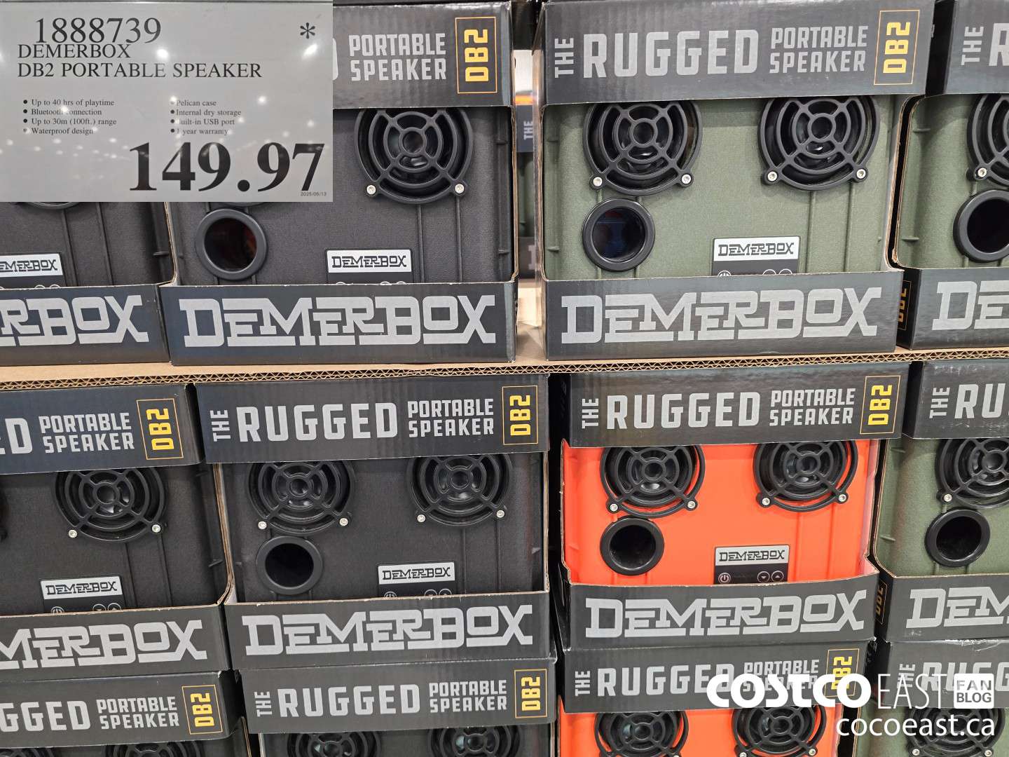 1888739 DEMERBOX DB2 PORTABLE SPEAKER $149.97