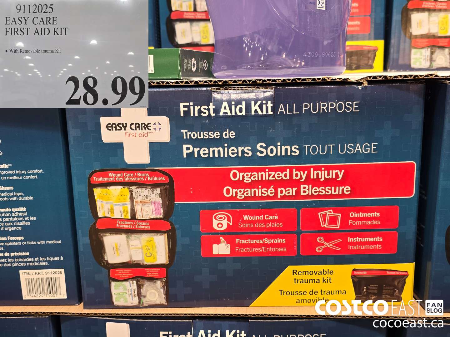 9112025 EASY CARE FIRST AID KIT $28.99