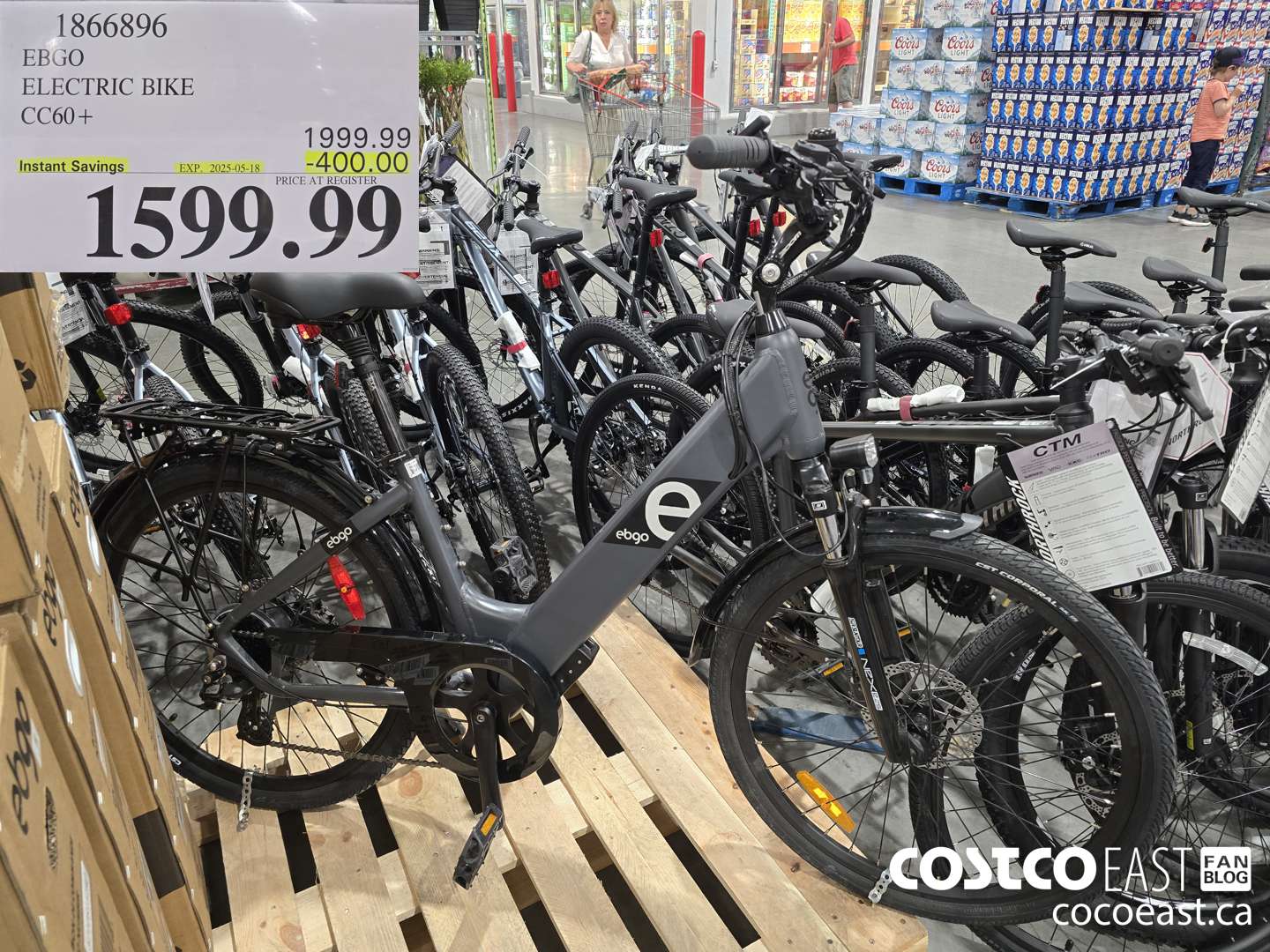 1866896 EBGO ELECTRIC BIKE CC60+ ($400.00 INSTANT SAVINGS EXPIRES ON 2025-05-18) $1599.99