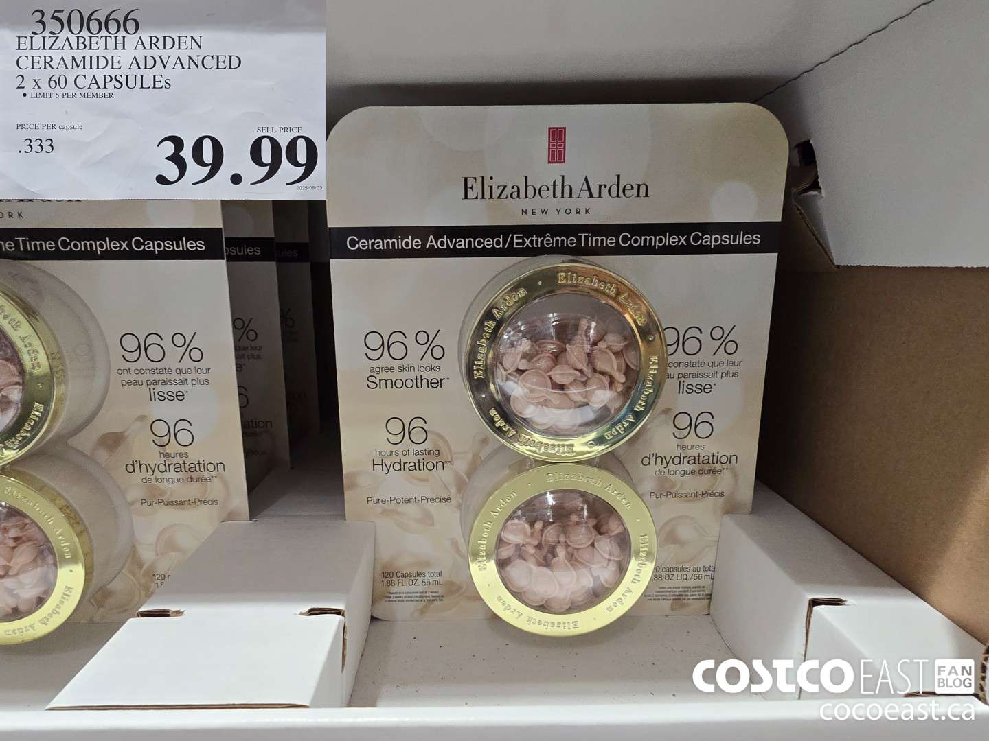 350666 ELIZABETH ARDEN CERAMIDE ADVANCED 2 x 60 CAPSULES $39.99