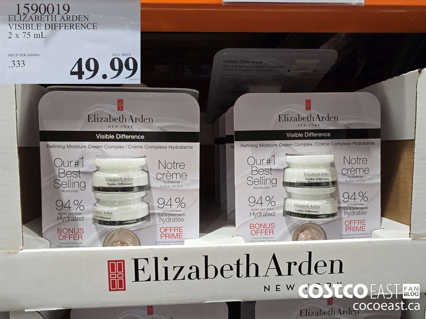 1590019 ELIZABETH ARDEN VISIBLE DIFFERENCE 2 x 75 mL $49.99