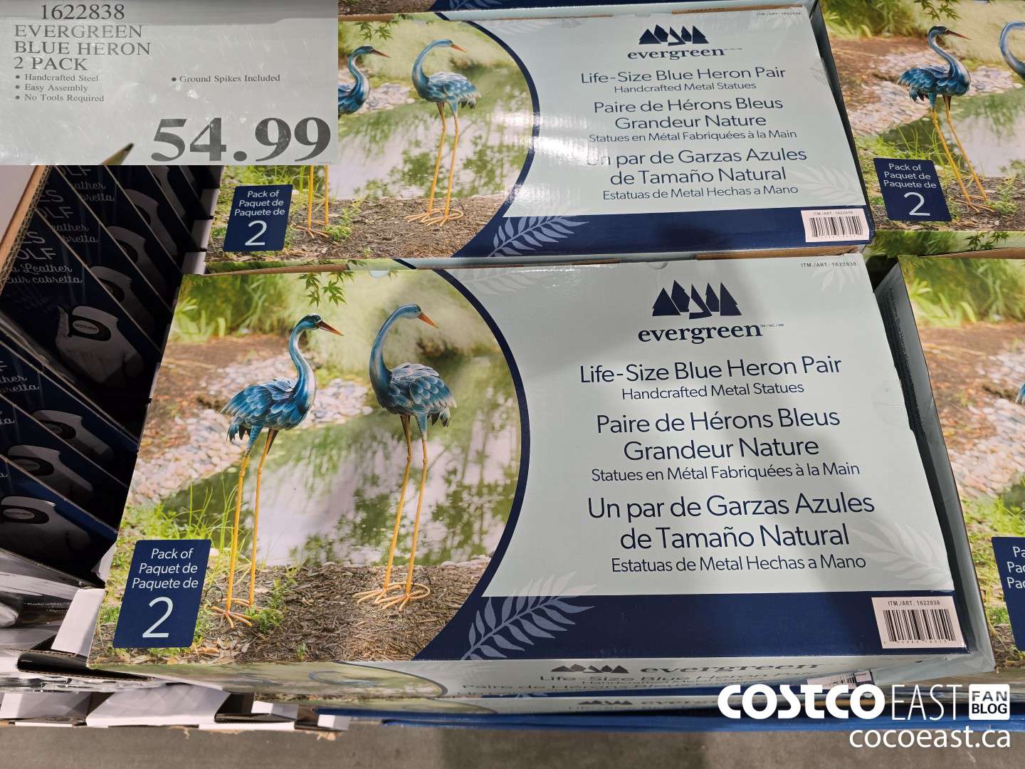 1622838 EVERGREEN BLUE HERON 2 PACK $54.99