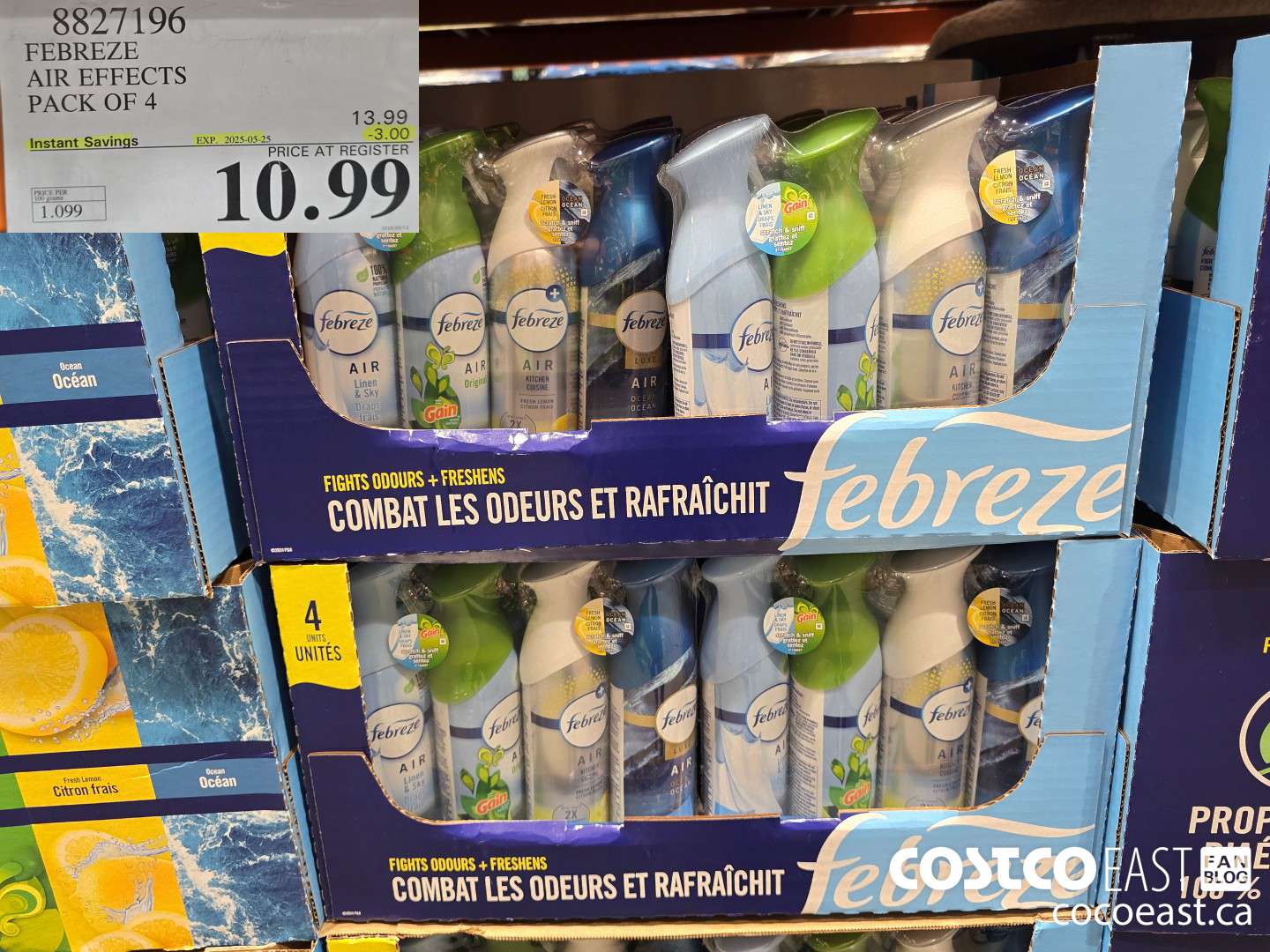 8827196 FEBREZE AIR EFFECTS PACK OF 4 ($3.00 INSTANT SAVINGS EXPIRES ON 2025-05-25) $10.99