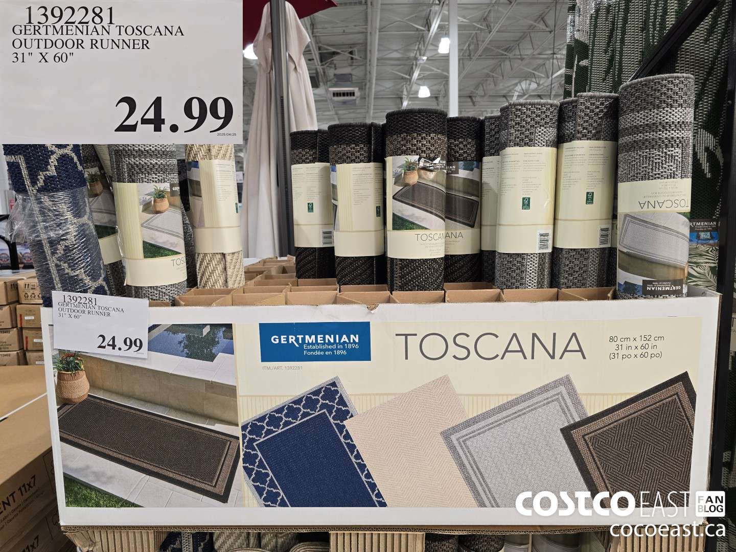 1392281 GERTMENIAN TOSCANA OUTDOOR RUNNER 31