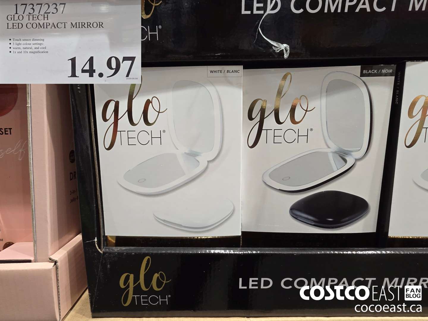 1737237 GLO TECH LED COMPACT MIRROR $14.97