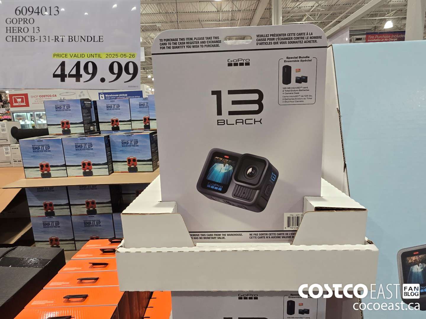 6094013 GOPRO HERO 13 CHDCB-131-RT BUNDLE $449.99