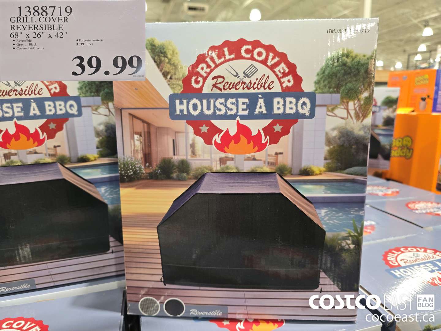 1388719 GRILL COVER REVERSIBLE 68