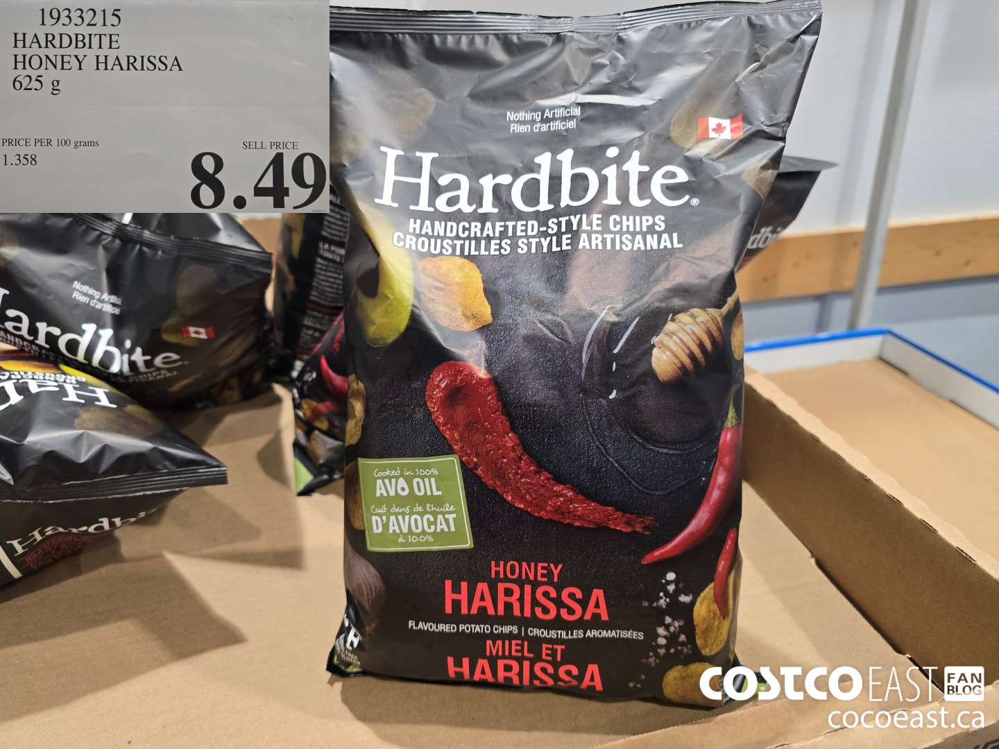 1933215 HARDBITE HONEY HARISSA 625 G $8.49