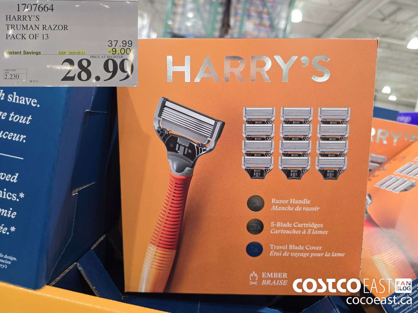1707664 HARRY'S TRUMAN RAZOR PACK OF 13 ($9.00 INSTANT SAVINGS EXPIRES ON 2025-05-11) $28.99