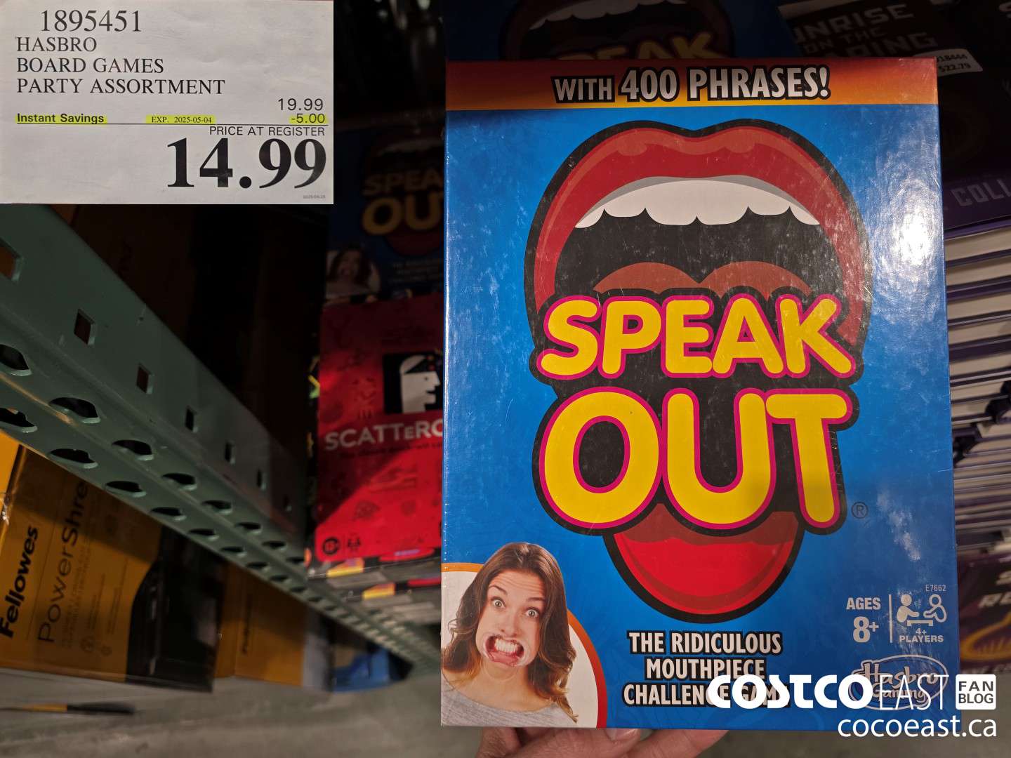 1895451 HASBRO BOARD GAMES PARTY ASSORTMENT ($5.00 INSTANT SAVINGS EXPIRES ON 2025-05-04) $14.99