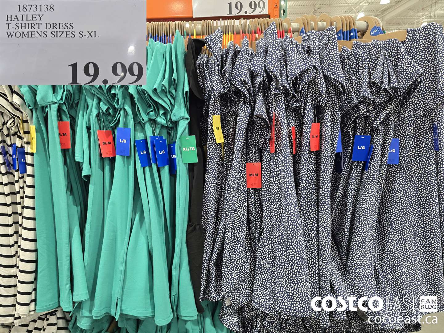 1873138 HATLEY T-SHIRT DRESS WOMENS SIZES S-XL $19.99