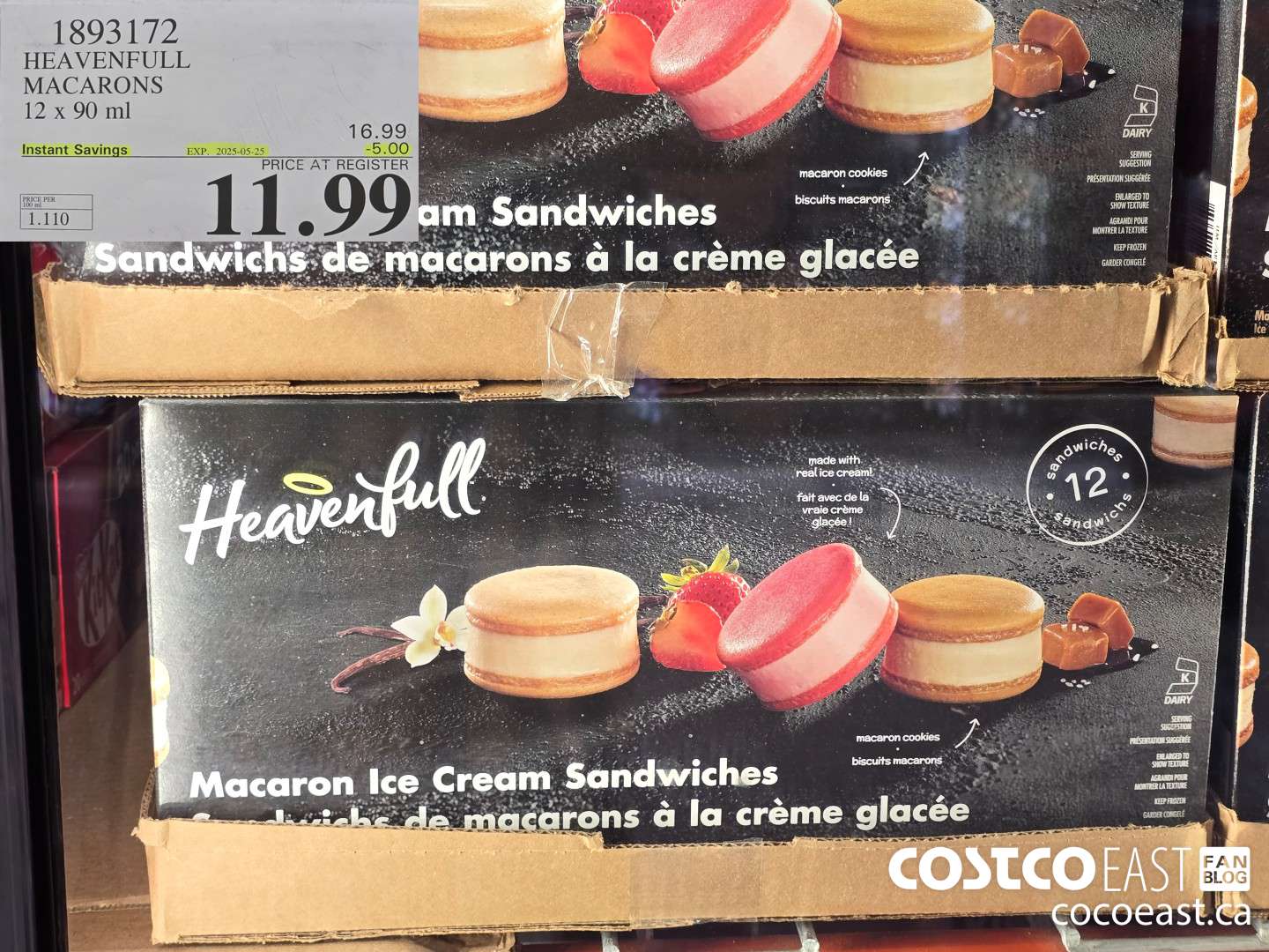 1893172 HEAVENFULL MACARONS 12 x 90ml ($5.00 INSTANT SAVINGS EXPIRES ON 2025-05-25) $11.99