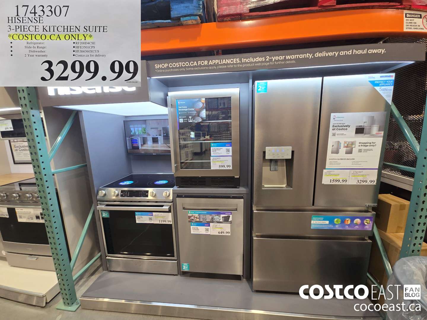 1743307 HISENSE 3-PIECE KITCHEN SUITE *COSTCO.CA ONLY* $3299.99