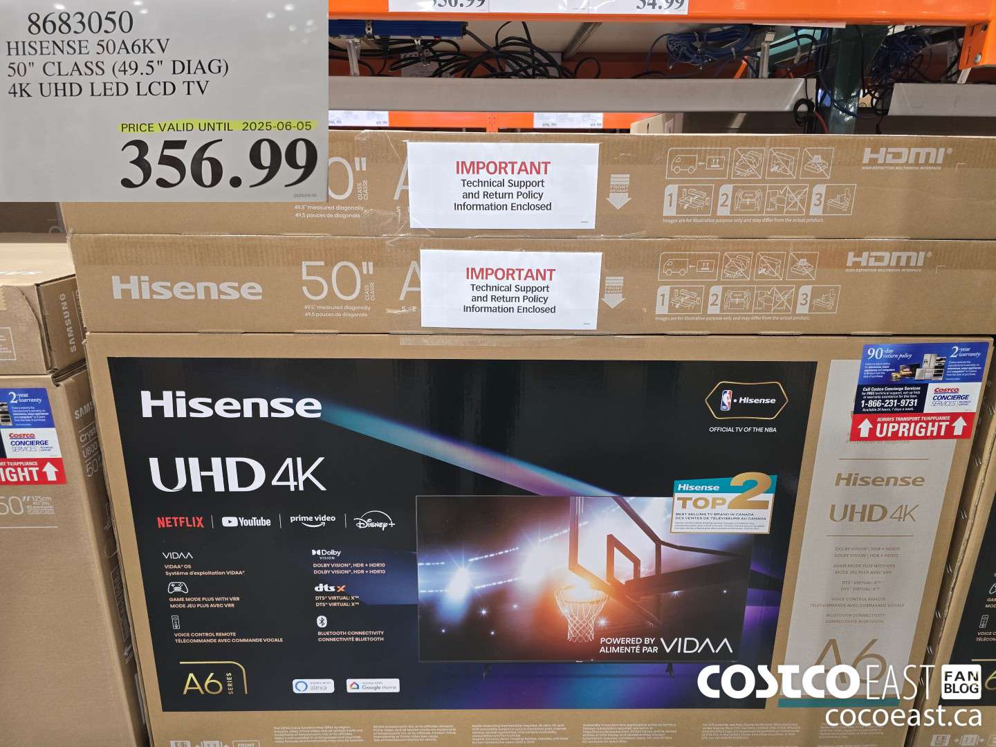 8683050 HISENSE 50A6KV 50