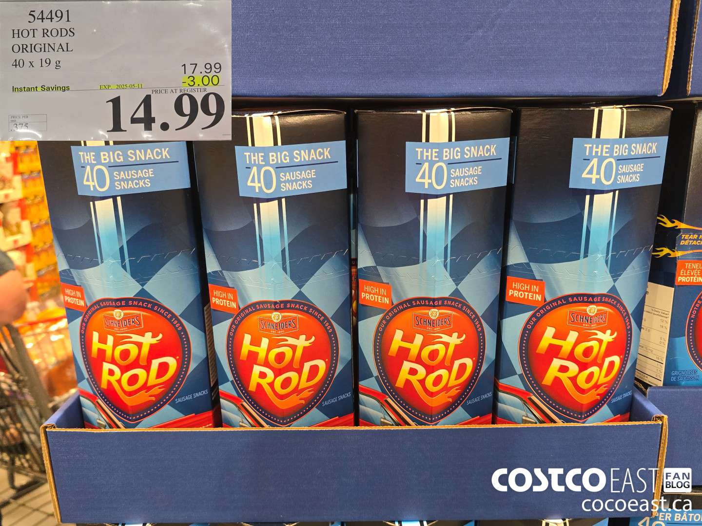 54491 HOT RODS ORIGINAL 40 x 19g ($3.00 INSTANT SAVINGS EXPIRES ON 2025-05-11) $14.99