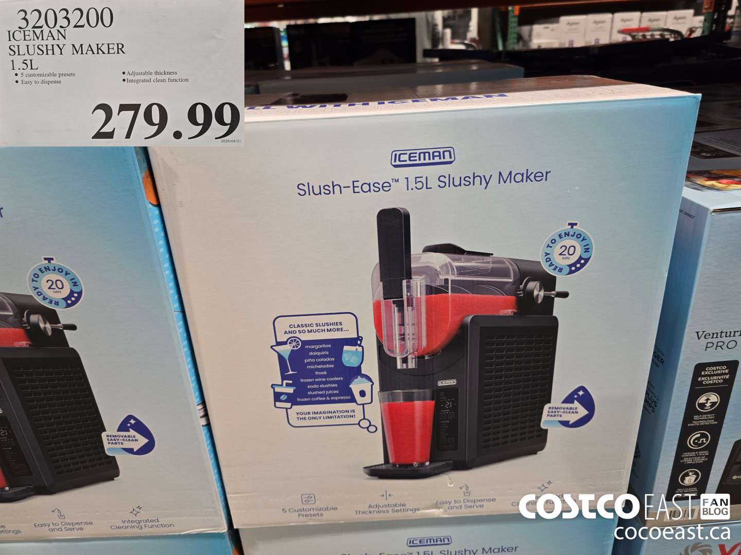 3203200 ICEMAN SLUSHY MAKER 1.5 L $279.99