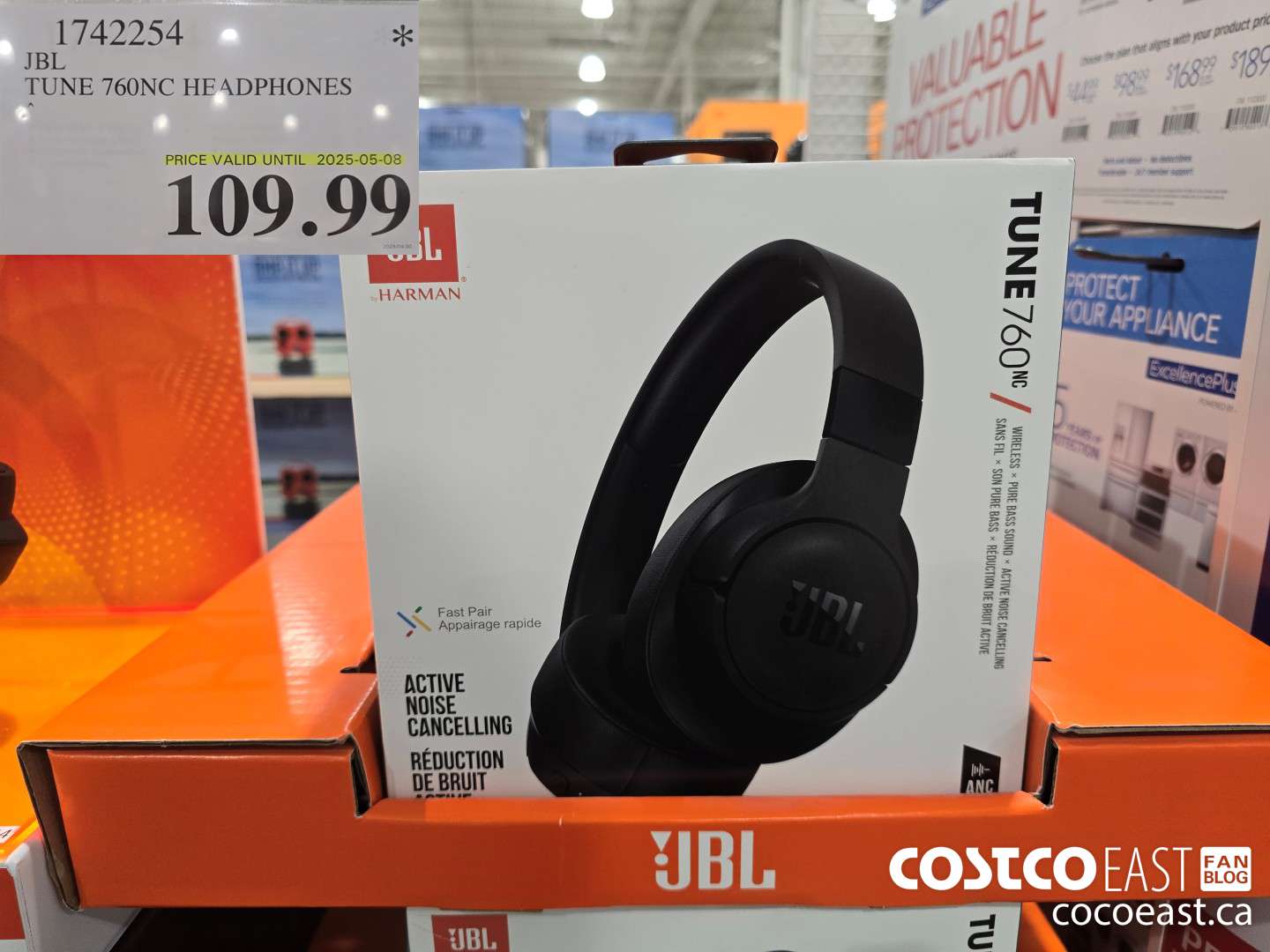 1742254 JBL TUNE 760NC HEADPHONES $109.99