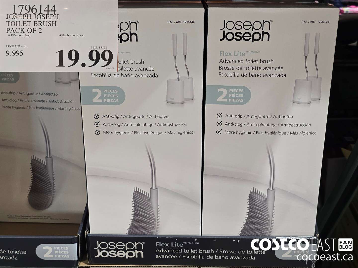 1796144 JOSEPH JOSEPH TOILET BRUSH PACK OF 2 $19.99