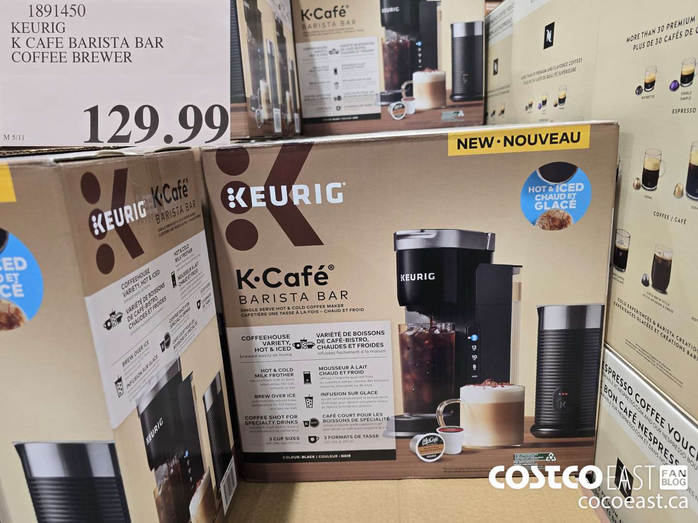 1891450 KEURIG K CAFE BARISTA BAR COFFEE BREWER $129.99