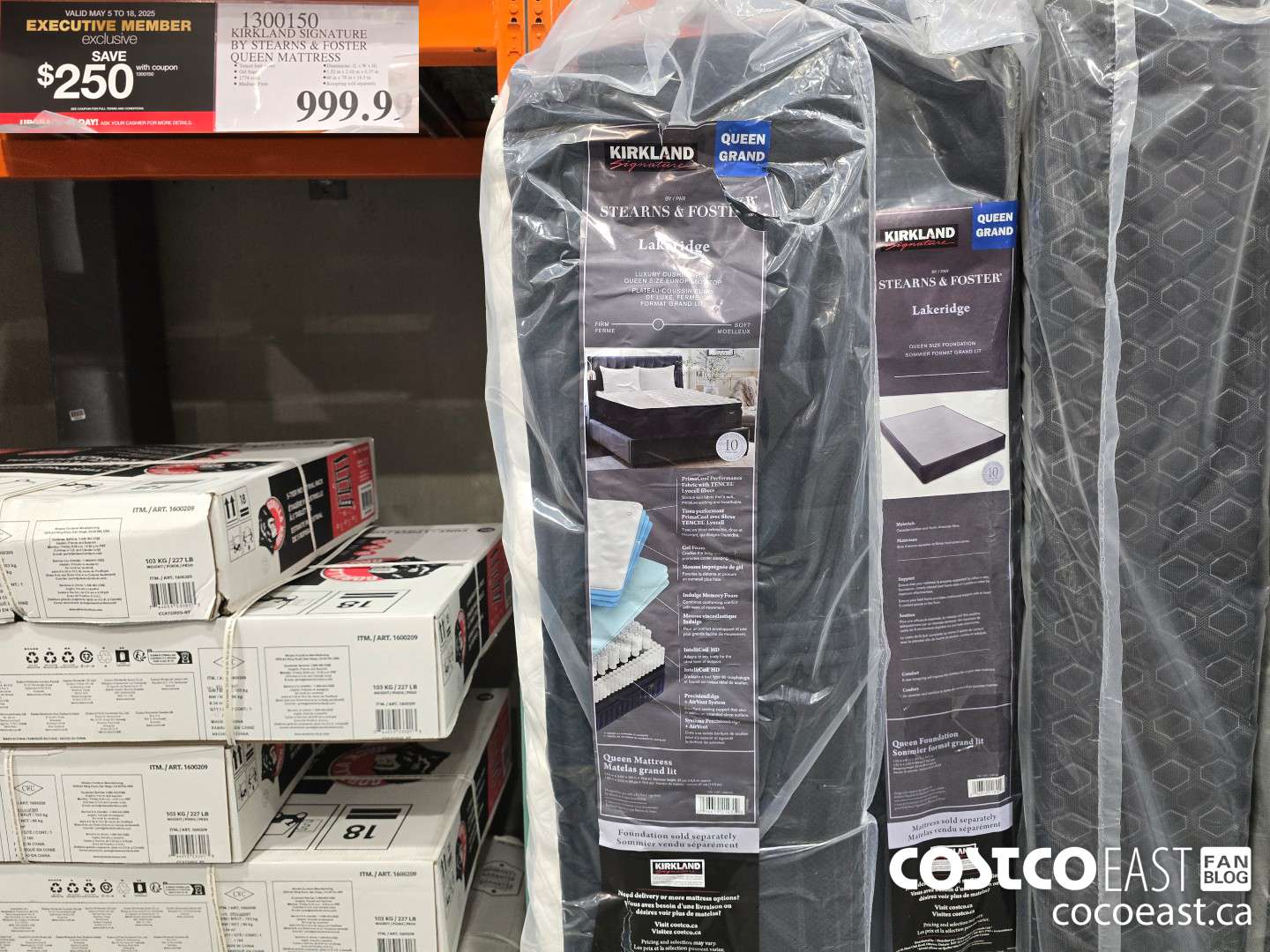 1300150 KIRKLAND SIGNATURE BY STEARNS & FOSTER QUEEN MATTRESS ($250.00 INSTANT SAVINGS EXPIRES ON 2025-05-18) $749.99