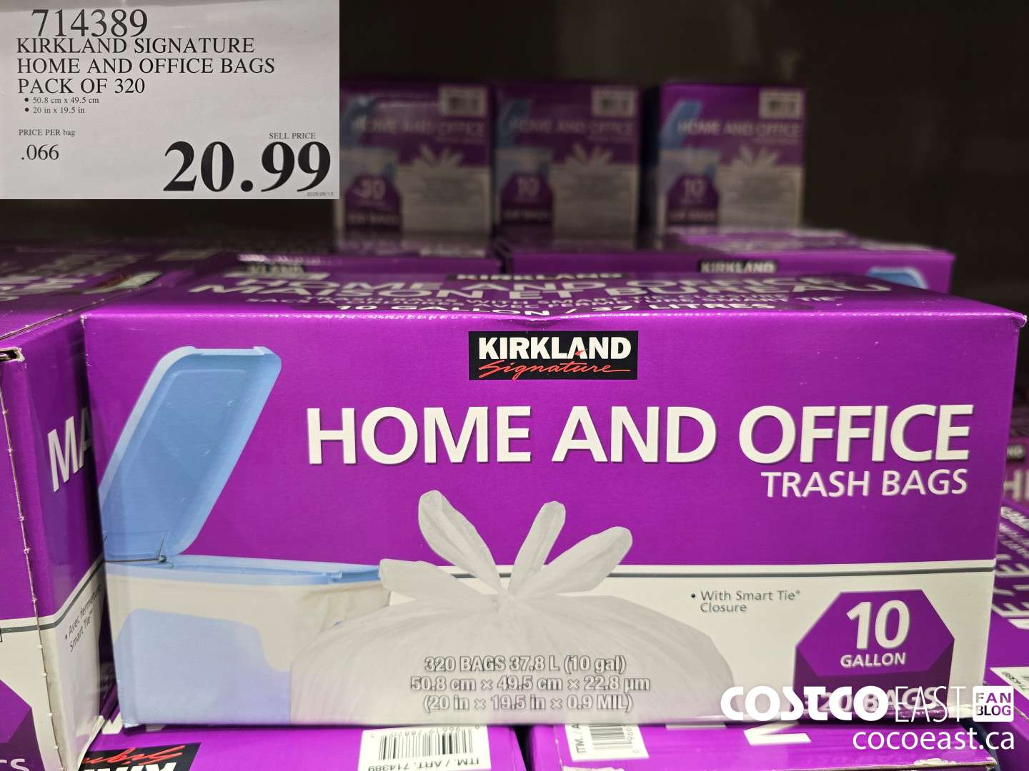 714389 KIRKLAND SIGNATURE HOME AND OFFICE BAGS PACK OF 320 $20.99