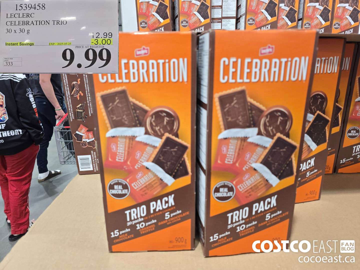 1539458 LECLERC CELEBRATION TRIO 30 x 30g ($3.00 INSTANT SAVINGS EXPIRES ON 2025-05-25) $9.99