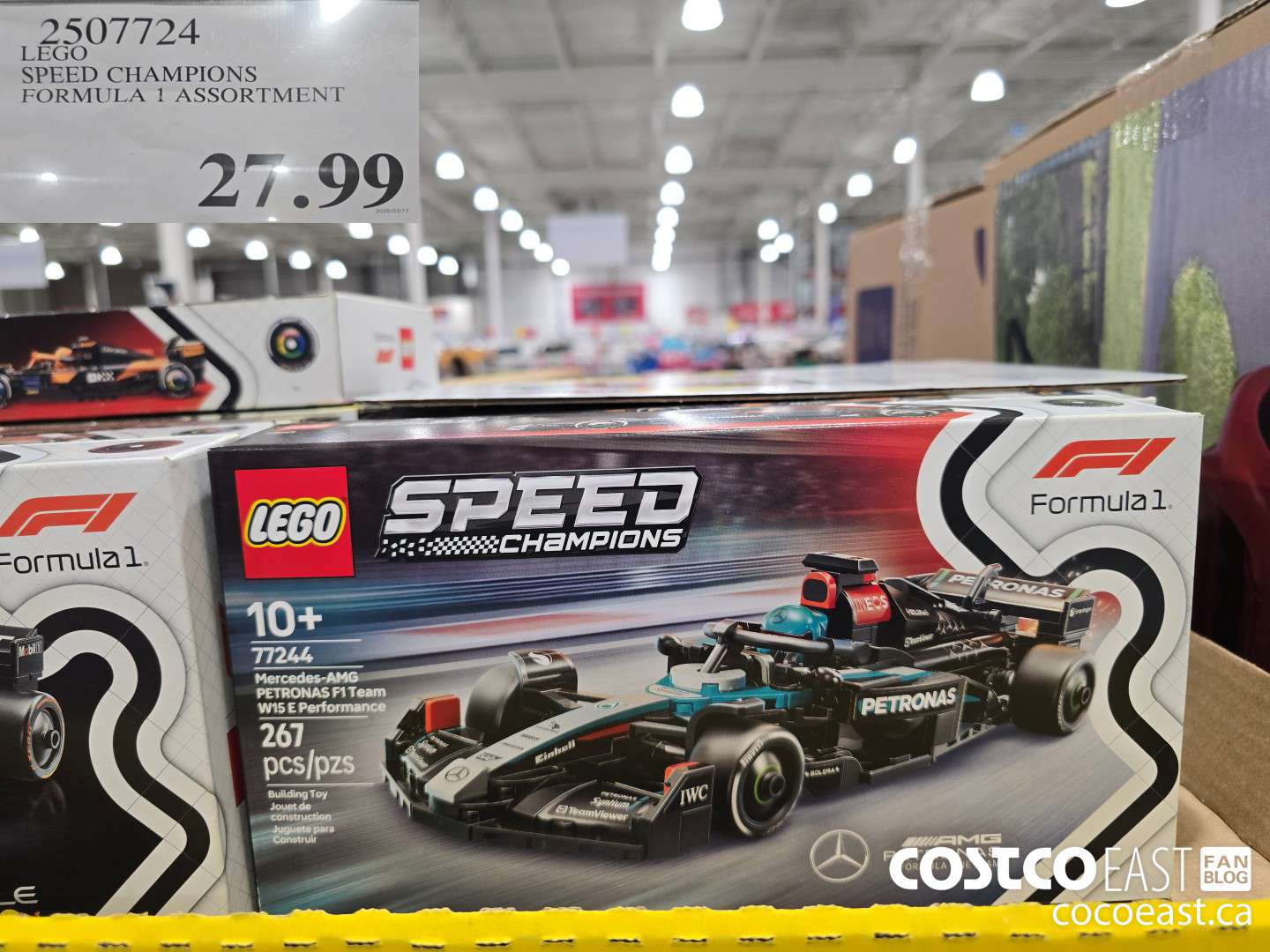 2507724 LEGO SPEED CHAMPIONS FORMULA 1 ASSORTMENT $27.99