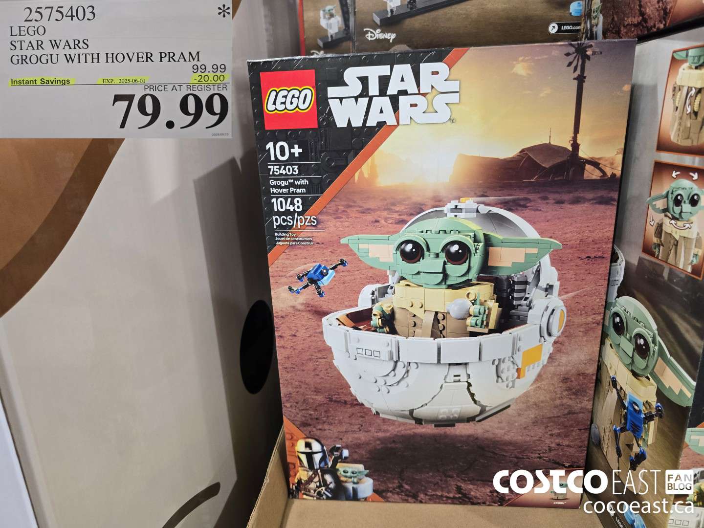 2575403 LEGO STAR WARS GROGU WITH HOVER PRAM ($20.00 INSTANT SAVINGS EXPIRES ON 2025-06-01) $79.99