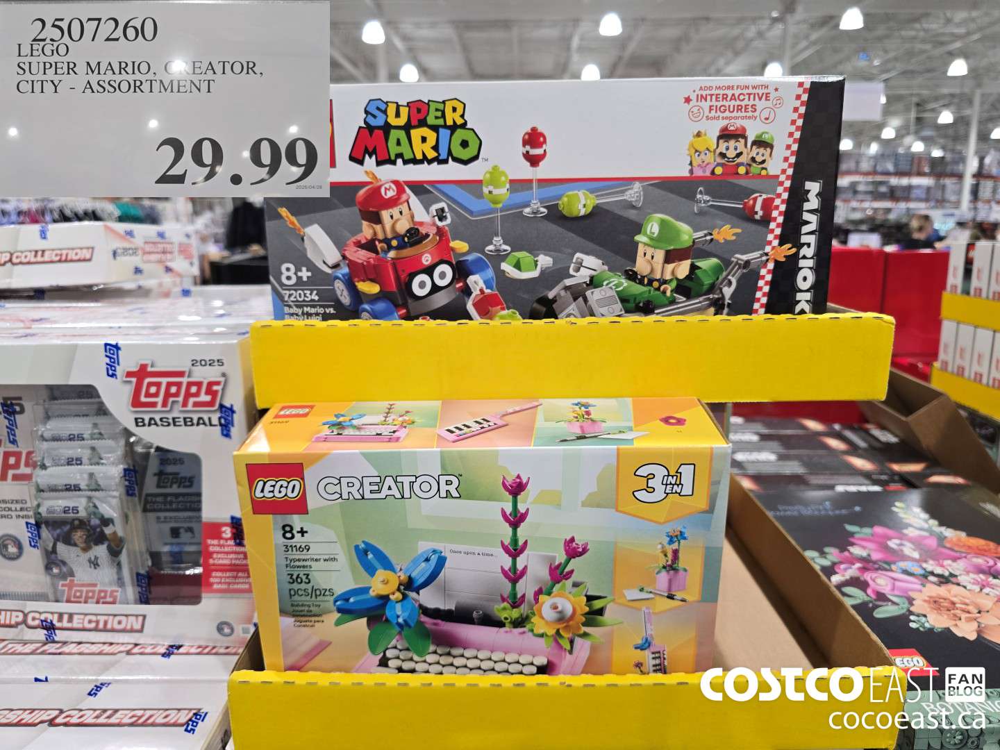 2507260 LEGO SUPER MARIO, CREATOR, CITY - ASSORTMENT $29.99
