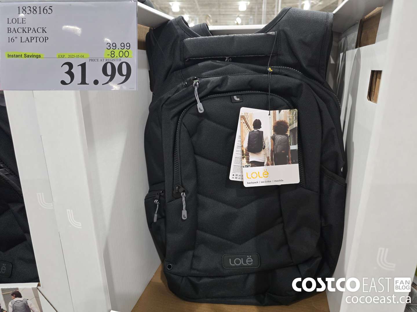 1838165 LOLE BACKPACK 16