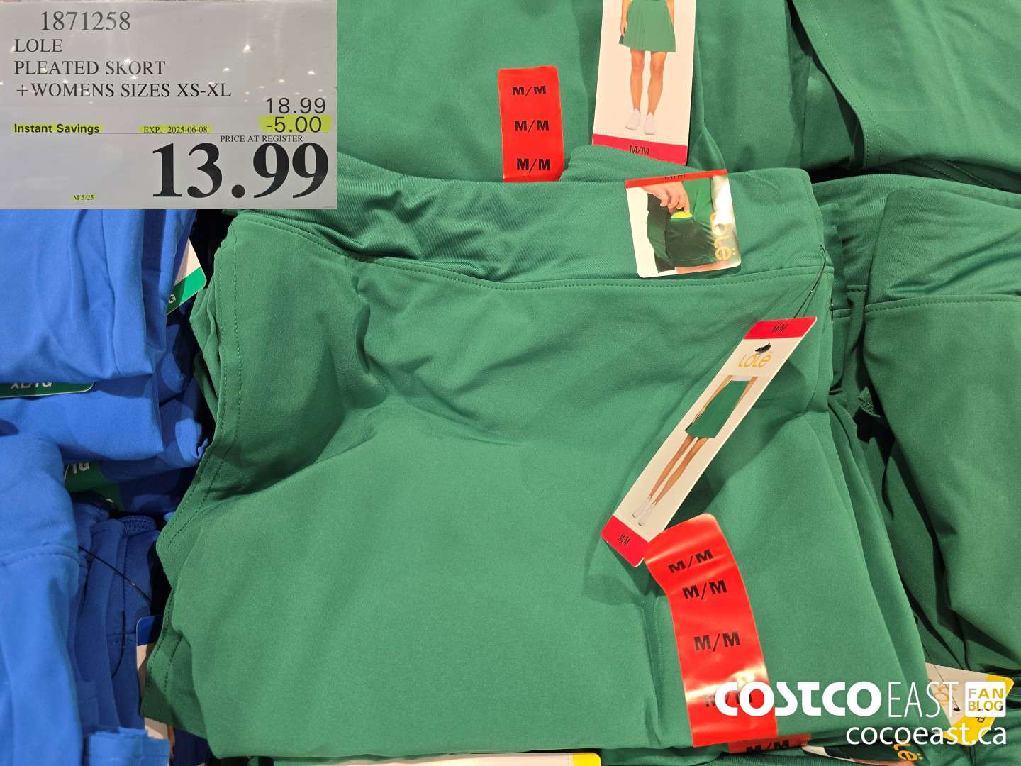 1871258 LOLE PLEATED SKORT +WOMENS SIZES XS-XL ($5.00 INSTANT SAVINGS EXPIRES ON 2025-06-08) $13.99