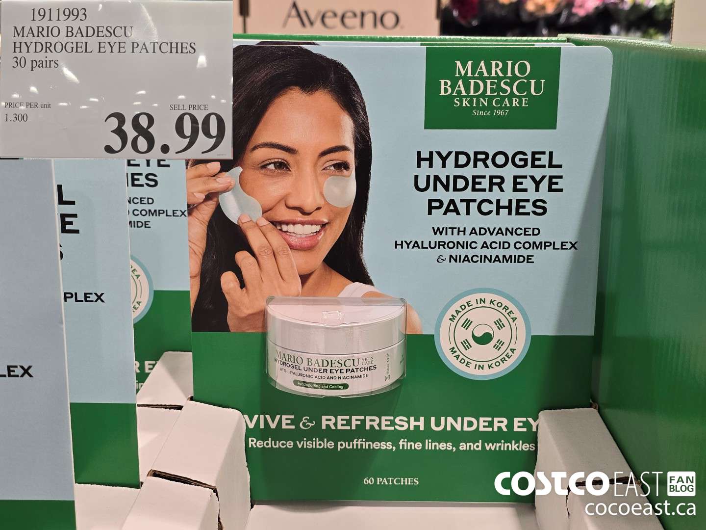 1911993 MARIO BADESCU HYDROGEL EYE PATCHES 30 pairs $38.99