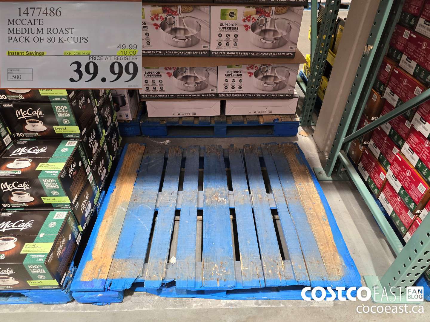 1477486 MCCAFE MEDIUM ROAST PACK OF 80 K-CUPS ($10.00 INSTANT SAVINGS EXPIRES ON 2025-06-08) $39.99