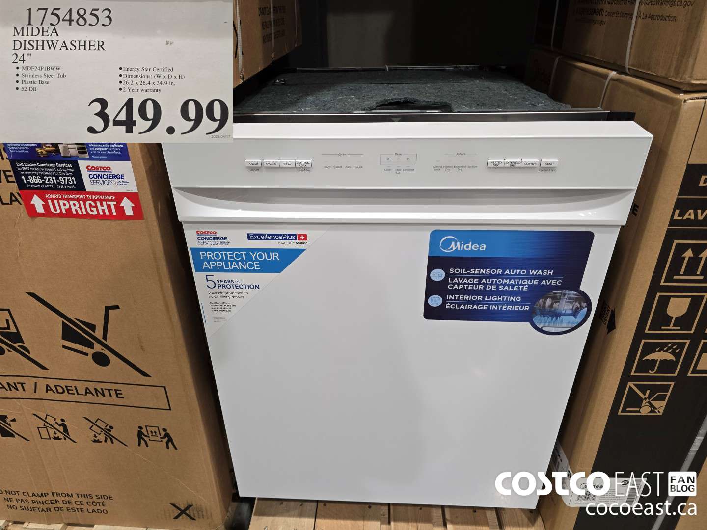 1754853 MIDEA DISHWASHER 24