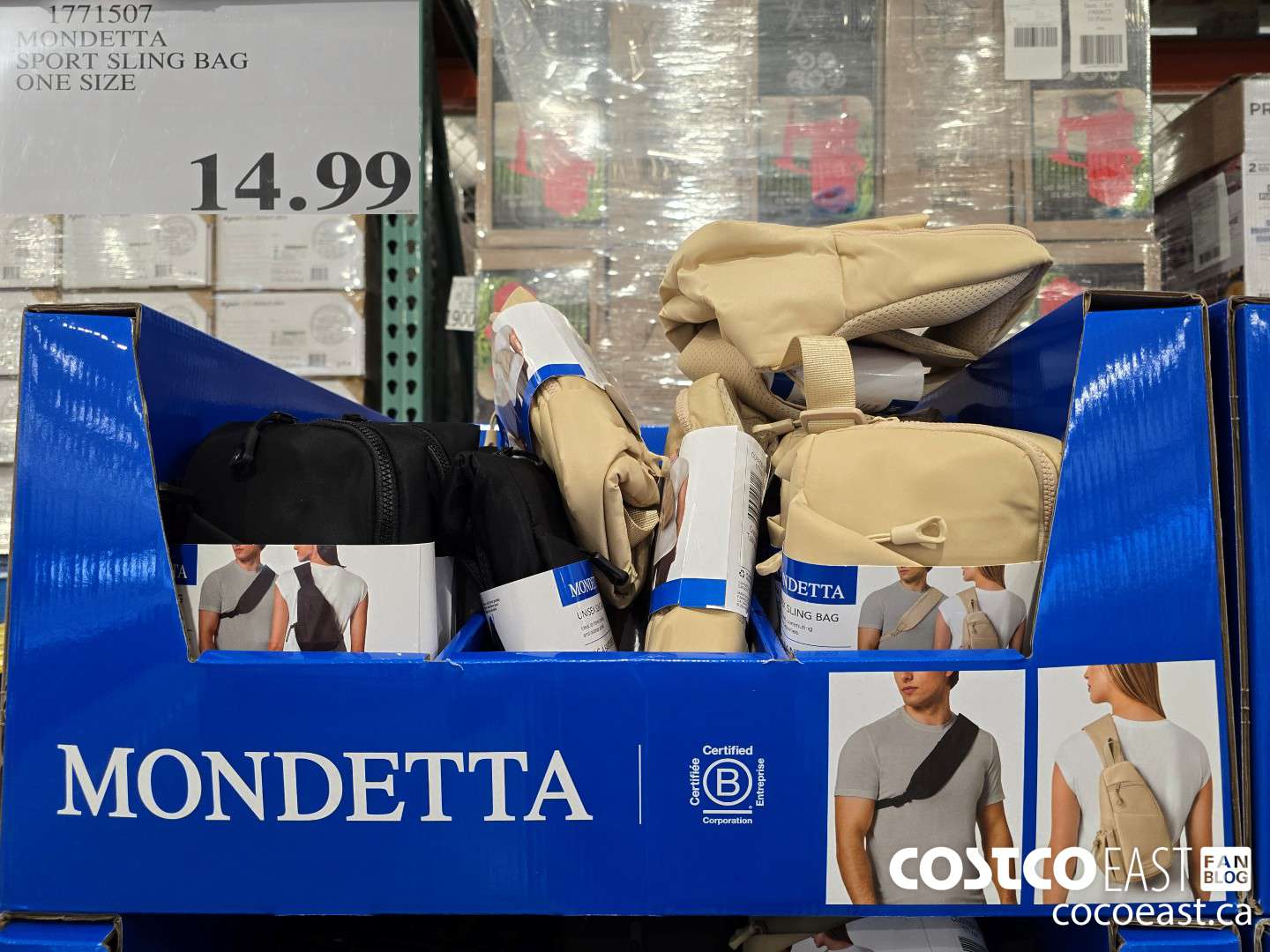 1771507 MONDETTA SPORT SLING BAG ONE SIZE $14.99
