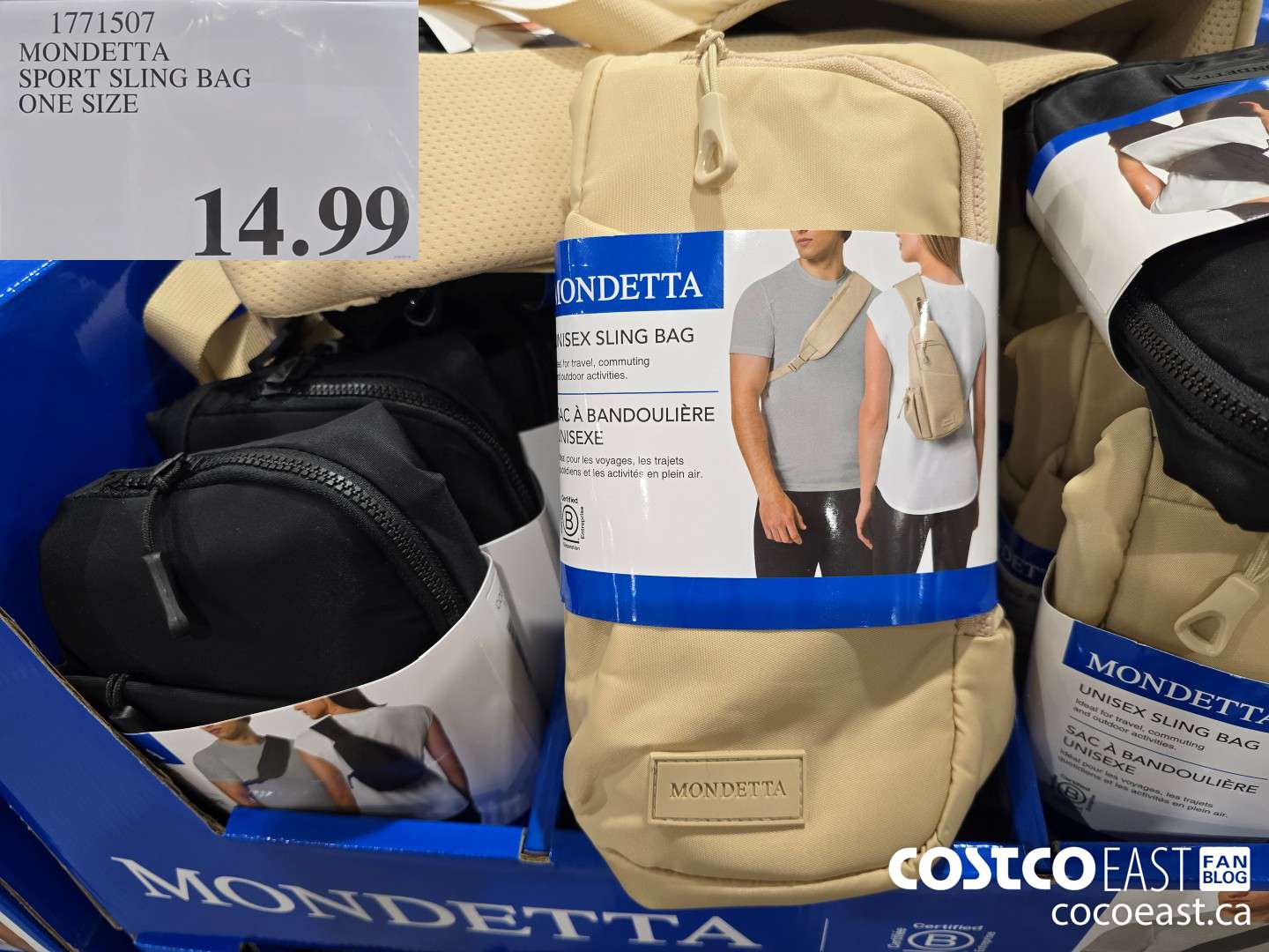 1771507 MONDETTA SPORT SLING BAG ONE SIZE $14.99