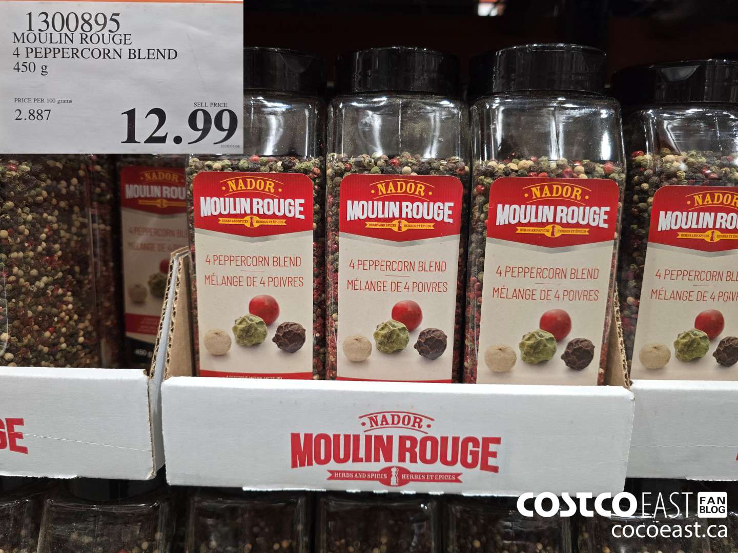 1300895 MOULIN ROUGE 4 PEPPERCORN BLEND 450 g $12.99
