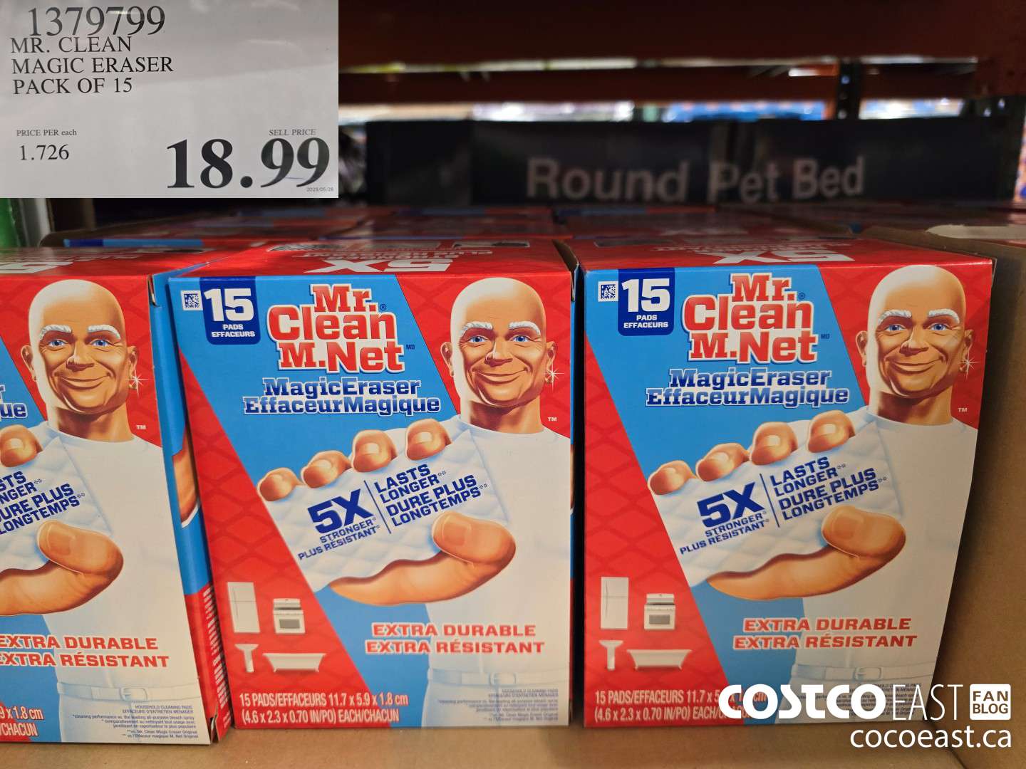 1379799 MR. CLEAN MAGIC ERASER PACK OF 15 $18.99