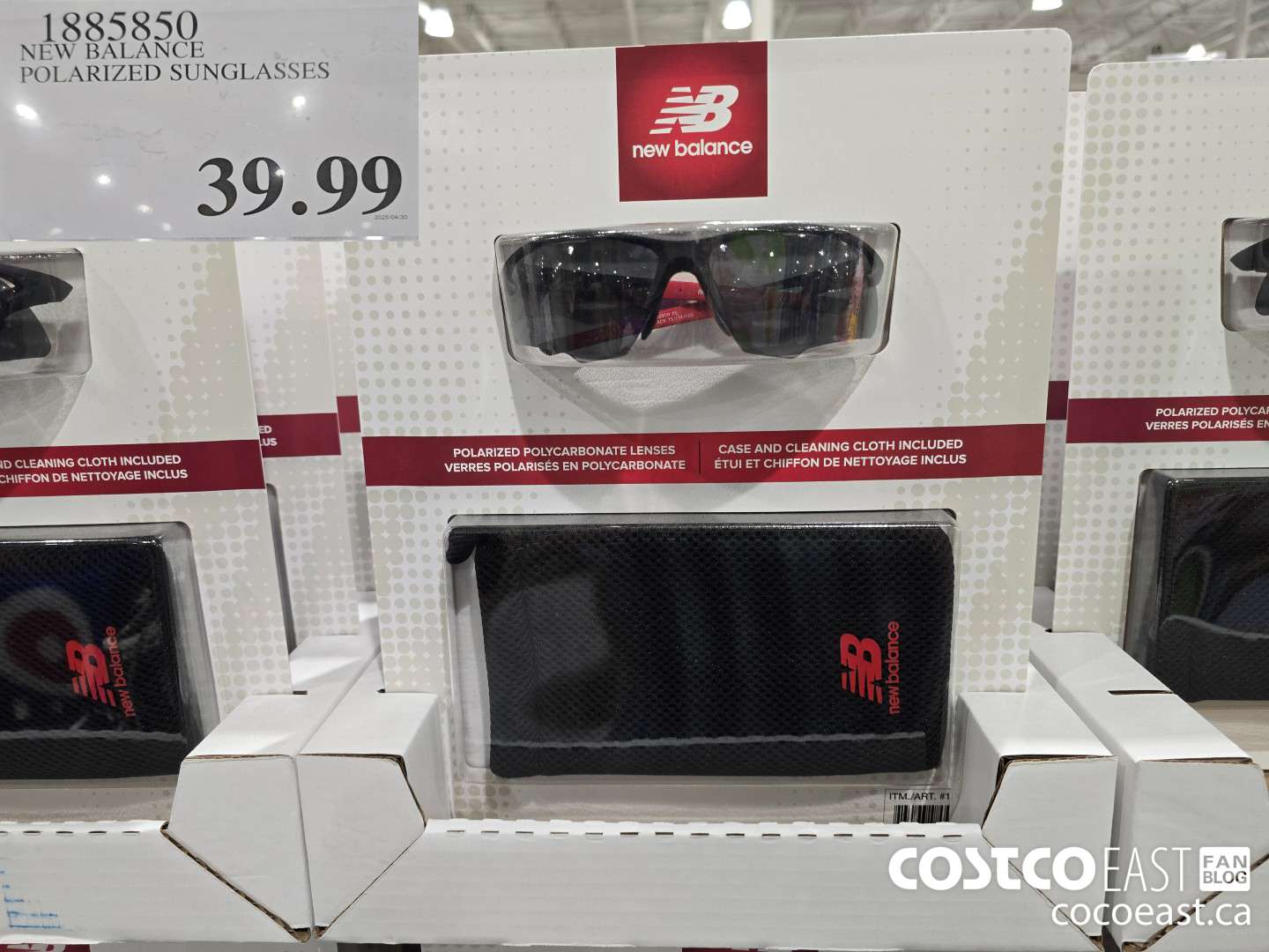 1885850 NEW BALANCE POLARIZED SUNGLASSES $39.99