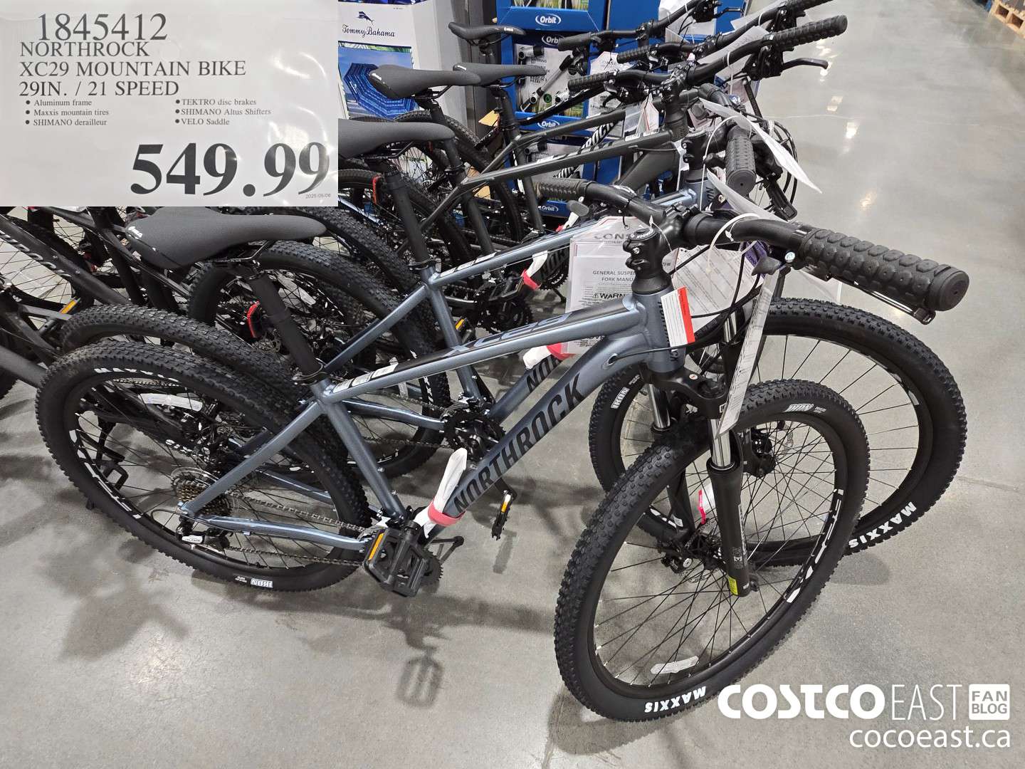 1845412 NORTHROCK XC29 MOUNTAIN BIKE 29 IN. / 21 SPEED $549.99