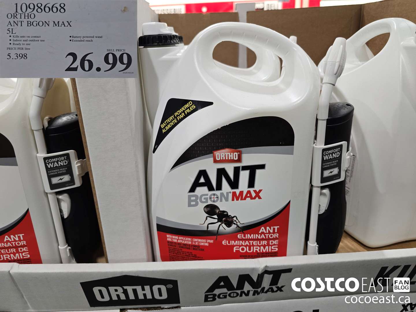 1098668 ORTHO ANT BGON MAX 5L $26.99