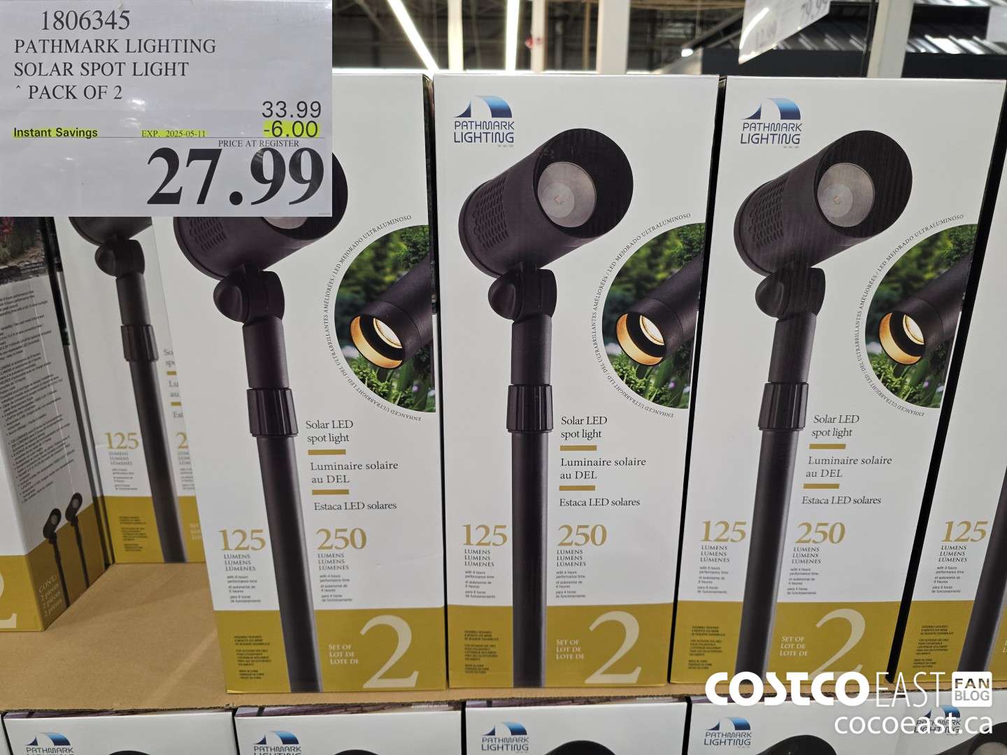 1806345 PATHMARK LIGHTING SOLAR SPOT LIGHT PACK OF 2 ($6.00 INSTANT SAVINGS EXPIRES ON 2025-05-11) $27.99