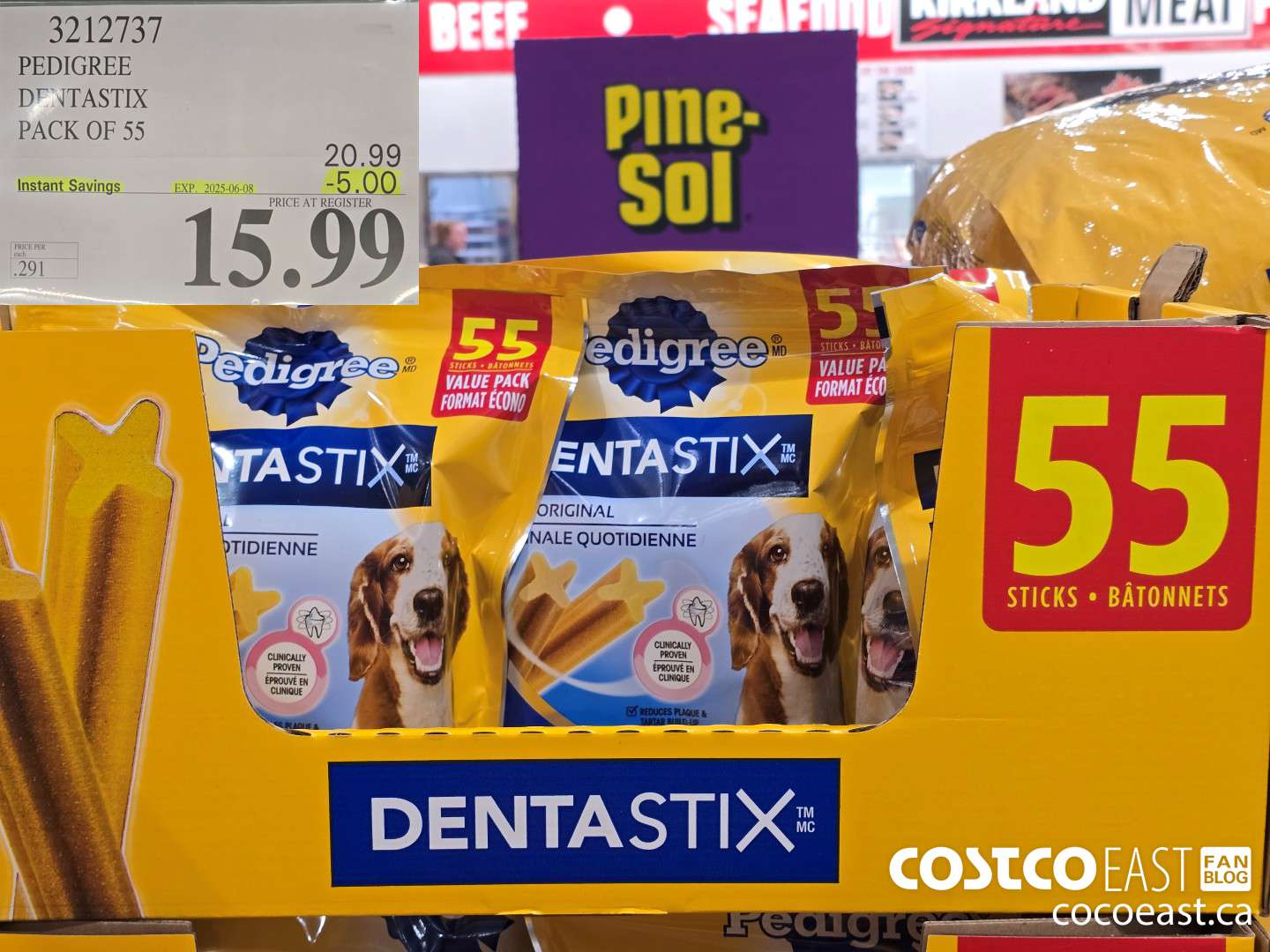 3212737 PEDIGREE DENTASTIX PACK OF 55 ($5.00 INSTANT SAVINGS EXPIRES ON 2025-06-08) $15.99