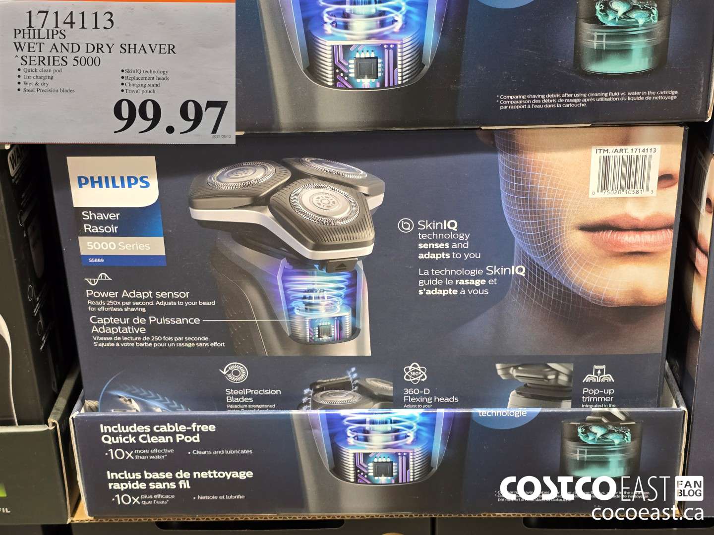 1714113 PHILIPS WET AND DRY SHAVER SERIES 5000 $99.97