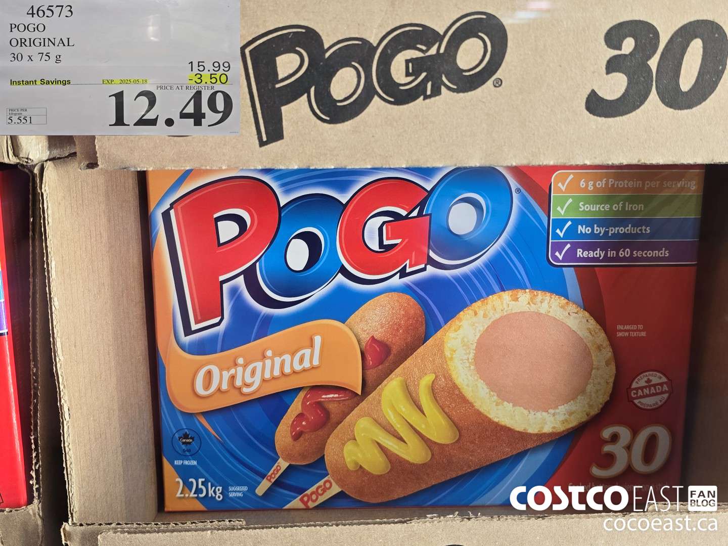 46573 POGO ORIGINAL 30 x 75g ($4.00 INSTANT SAVINGS EXPIRES ON 2025-05-18) $12.49