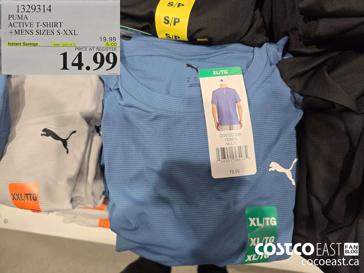 1329314 PUMA ACTIVE T-SHIRT + MENS SIZES S-XXL ($5.00 INSTANT SAVINGS EXPIRES ON 2025-05-11) $14.99