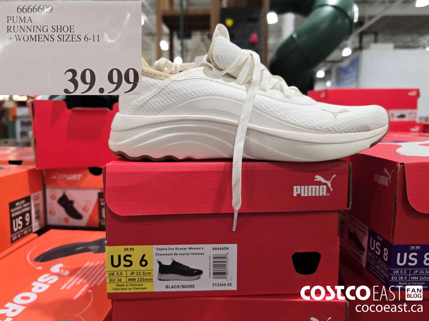 6666609 PUMA RUNNING SHOE +WOMENS SIZES 6-11 $39.99
