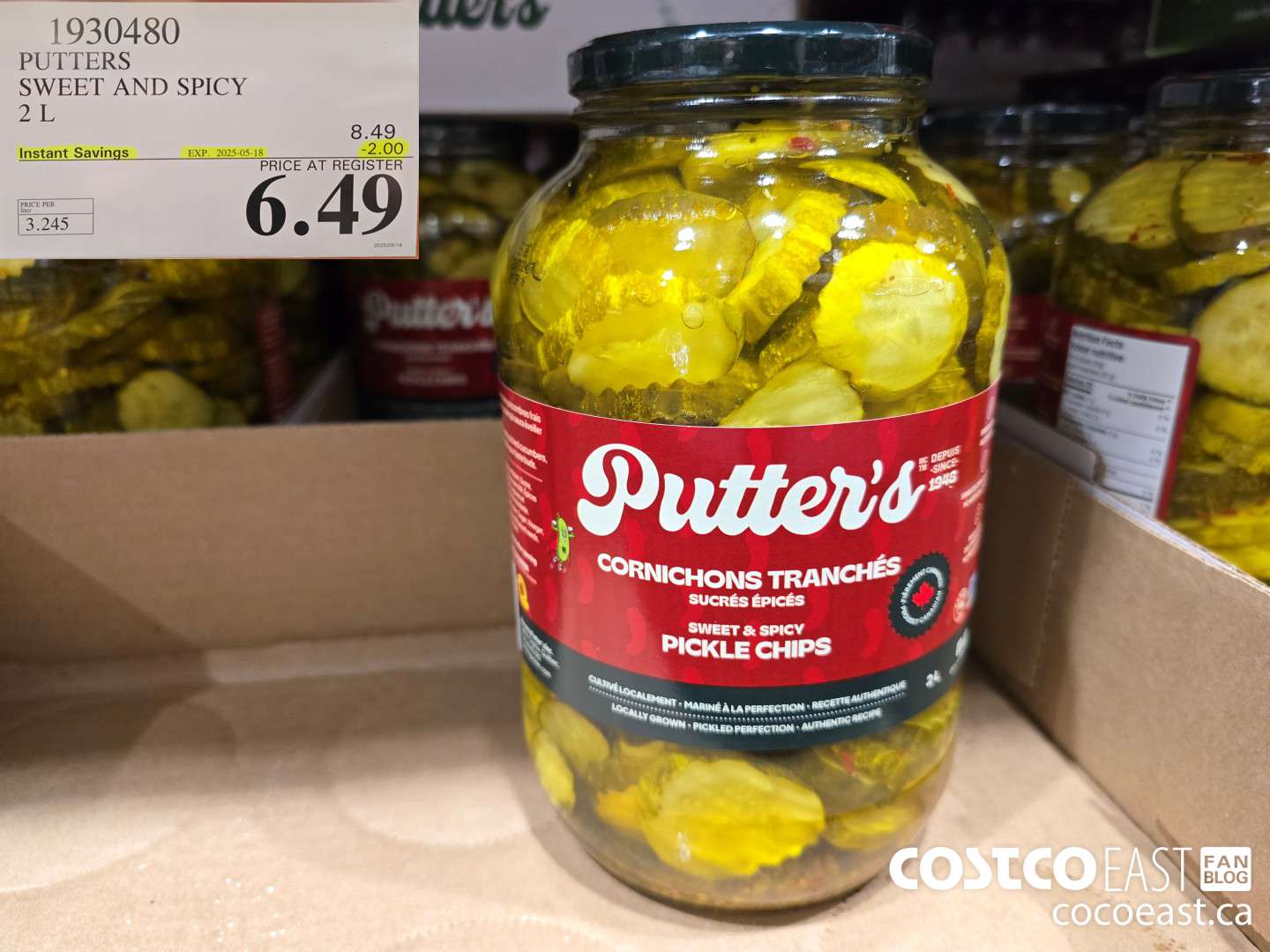 1930480 PUTTERS SWEET AND SPICY 2 L ($2.00 INSTANT SAVINGS EXPIRES ON 2025-05-18) $6.49