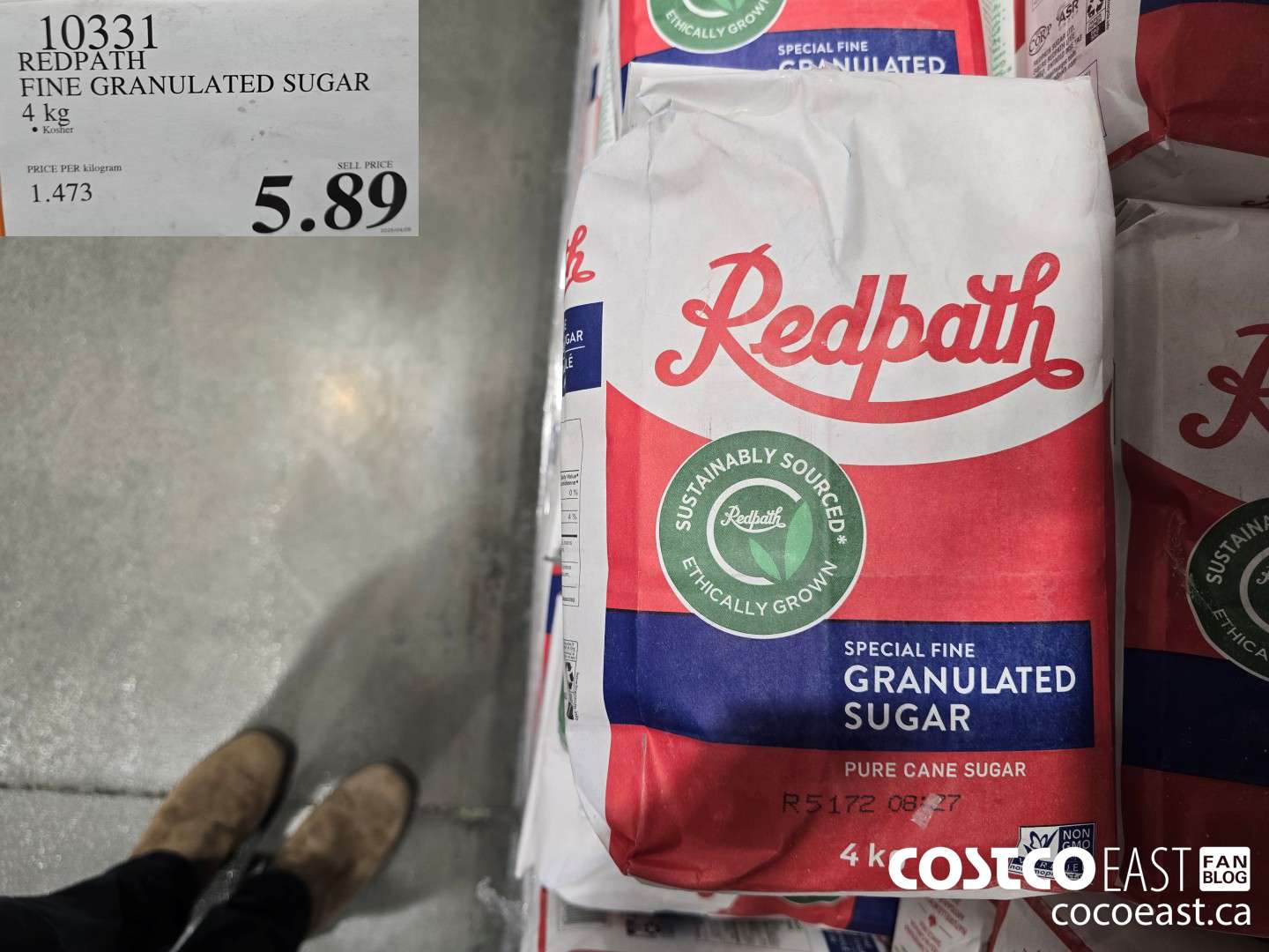 10331 REDPATH FINE GRANULATED SUGAR 4 KG $5.89